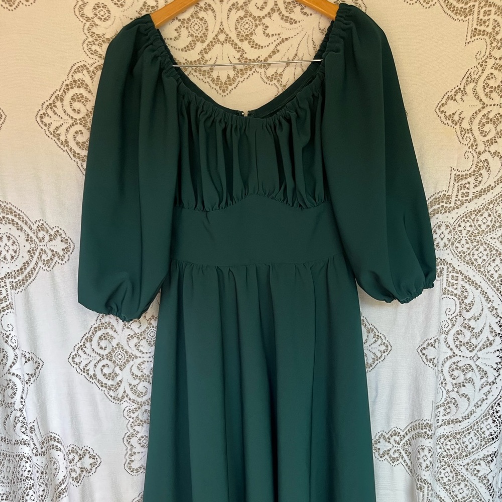 VACATION DRESS IN SPRUCE GREEN